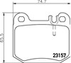 Задні колодки 2315702 TEXTAR
