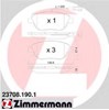 Колодки передні 237081901 ZIMMERMANN