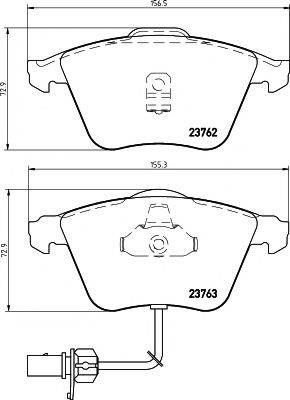Колодки передні 2376201 TEXTAR