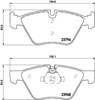 Колодки гальмівні дискові передні, bmw 1 (e81), 3 (e90), 5 (e60), x1 (e84) 2.0-3.0d 03-16 2379401