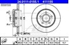 Диск гальмівний задній 24011101551 ATE