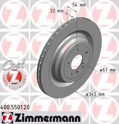 Дискові гальма 400550120 ZIMMERMANN
