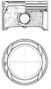 Поршень в комплекті на 1 циліндр, STD 40839600 KOLBENSCHMIDT