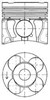 Поршень в зборі 41071600 KOLBENSCHMIDT