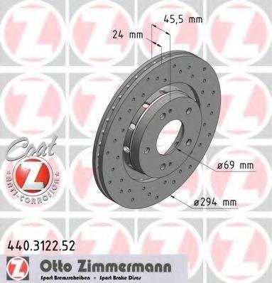 Ротор гальмівний 440312252 ZIMMERMANN