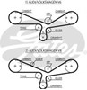 Ремінь газорозподільного механізму 5493XS GATES