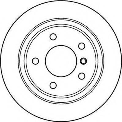 Диск заднього гальма 562094JC BENDIX