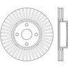 Гальмо дискове переднє 562436JC BENDIX