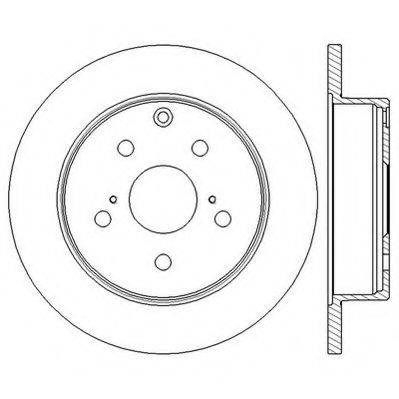 Диск гальмівний задній 562601JC BENDIX