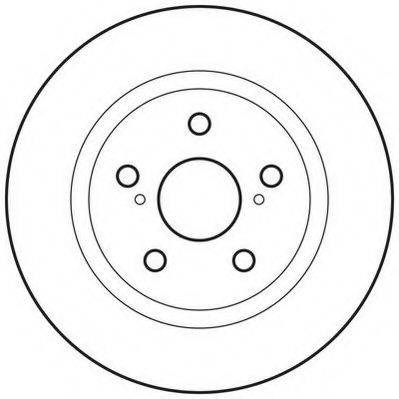 Диск заднього гальма 562659JC BENDIX