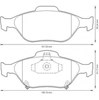 Колодки гальмівні передні, дискові 572576J BENDIX