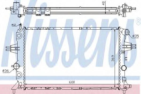 Радіатор охолодження 63249A NISSENS