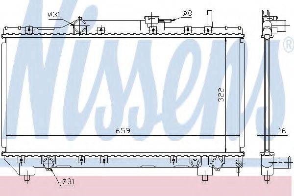 Радіатор 64838A NISSENS