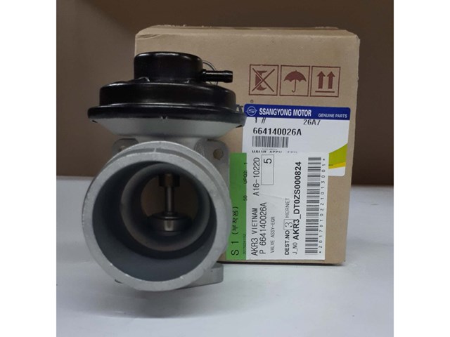 Клапан EGRсістеми рециркуляції відпрацьованих газів 664140026A SSANG YONG