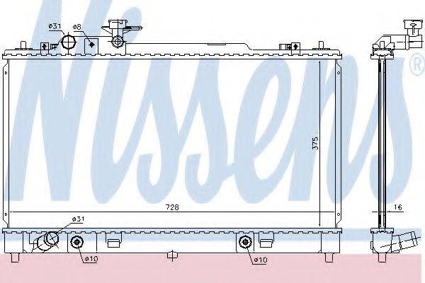 Радіатор 68550 NISSENS