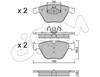 Колодки гальмівні дискові комплект 8225586 CIFAM