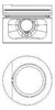 Поршень в комплекті на 1 циліндр, STD 8710940050 NURAL
