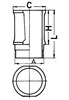 Гільза поршнева 89301110 KOLBENSCHMIDT