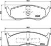 Гальмівні колодки 8DB355007941 HELLA