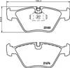 Колодки гальмівні передні, дискові 8DB355009001 HELLA