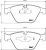 Колодки гальмівні дискові комплект 8DB355009271 HELLA