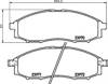 Передні гальмівні колодки 8DB355010671 HELLA