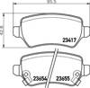 Колодки на гальмо задній дисковий 8DB355018781 HELLA