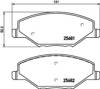 Колодки гальмівні дискові комплект 8DB355020521 HELLA