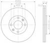 Гальмо дискове переднє 8DD355102051 HELLA