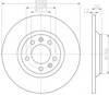 Дискові гальма 8DD355110801 HELLA