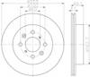 Гальмо дискове переднє 8DD355111591 HELLA