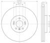 Диск гальмівний передній 8DD355113191 HELLA