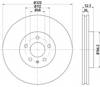 Диск гальмівний передній 8DD355113911 HELLA