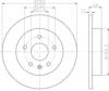 Диск гальмівний задній 8DD355116831 HELLA