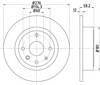 Диск гальмівний задній 8DD355116991 HELLA