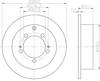 Диск заднього гальма 8DD355118661 HELLA