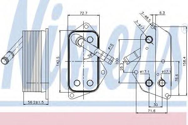 Meatdoria bmw масляний радіатор 1,3 e90,4,5 e60,f10,6,7 f65/f01,x1/3/5 90689