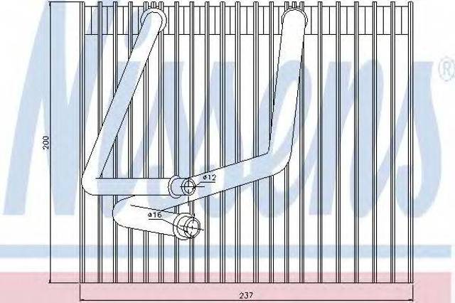 Випарник 92270 NISSENS