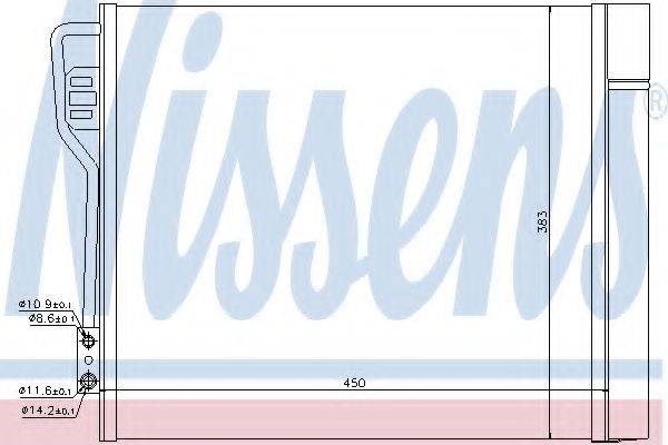 Конденсатор кондиціонера 940185 NISSENS