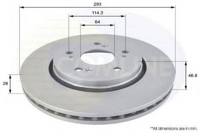 Тормозной диск ADC0560V