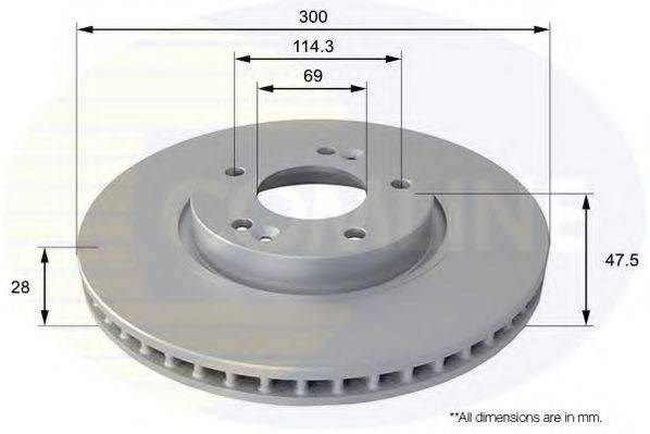 Тормозной диск ADC1089V