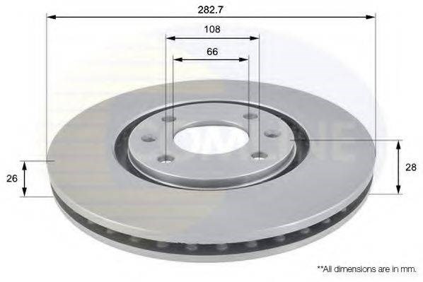 Тормозной диск ADC1509V