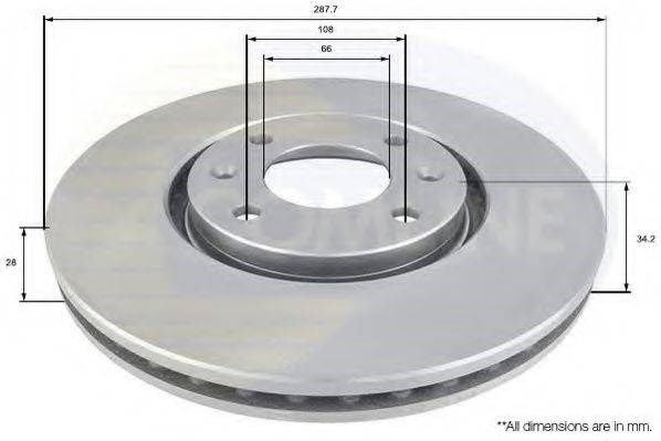 Тормозной диск ADC1544V
