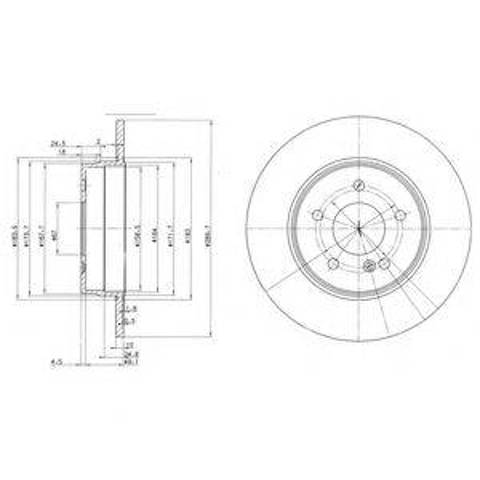 Дискові гальма BG3239C DELPHI