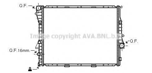 Радіатор основний BWA2276 AVA