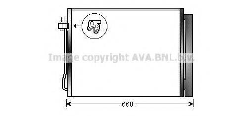 Радіатор кондиціонера BWA5377D AVA