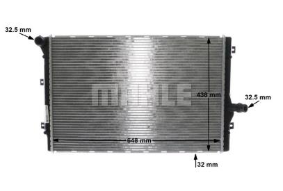 Радіатор CR1539001S MAHLE