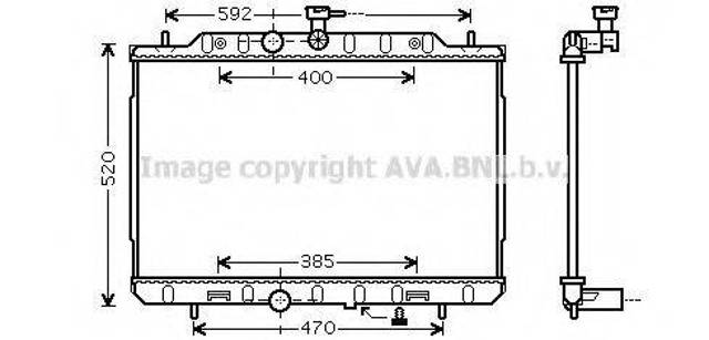 Радіатор DN2292 AVA