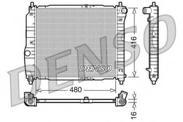 Радіатор охолодження DRM15003 DENSO