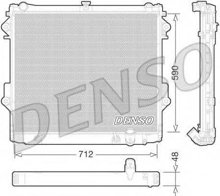 Радіатор DRM50074 DENSO